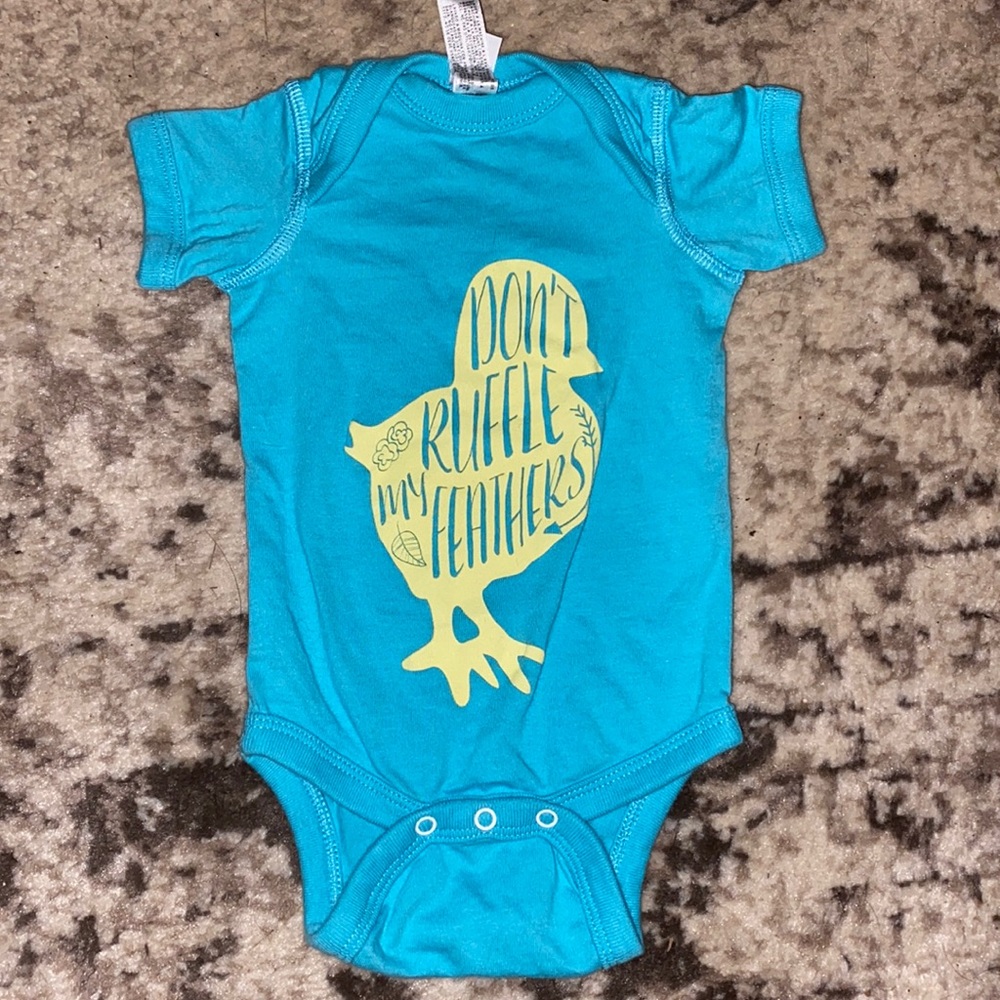 Don’t Ruffle My Feathers Onesie